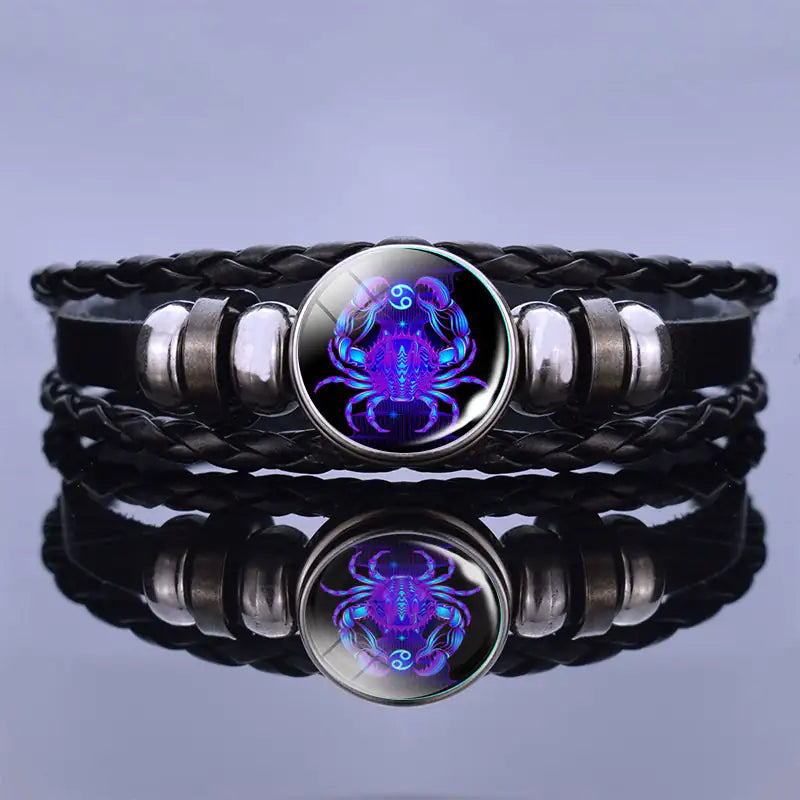 Personalized Zodiac Sign Bracelet - Manifestation Bracelets - Leo Aries Taurus Gemini Cancer Virgo Libra Scorpio Sagittarius Capricorn Aquarius Pisces